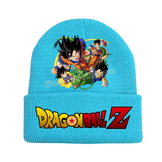 Türkis Rückseite Hut Dragon Ball - Goku Shenron und Vegeta Chibi