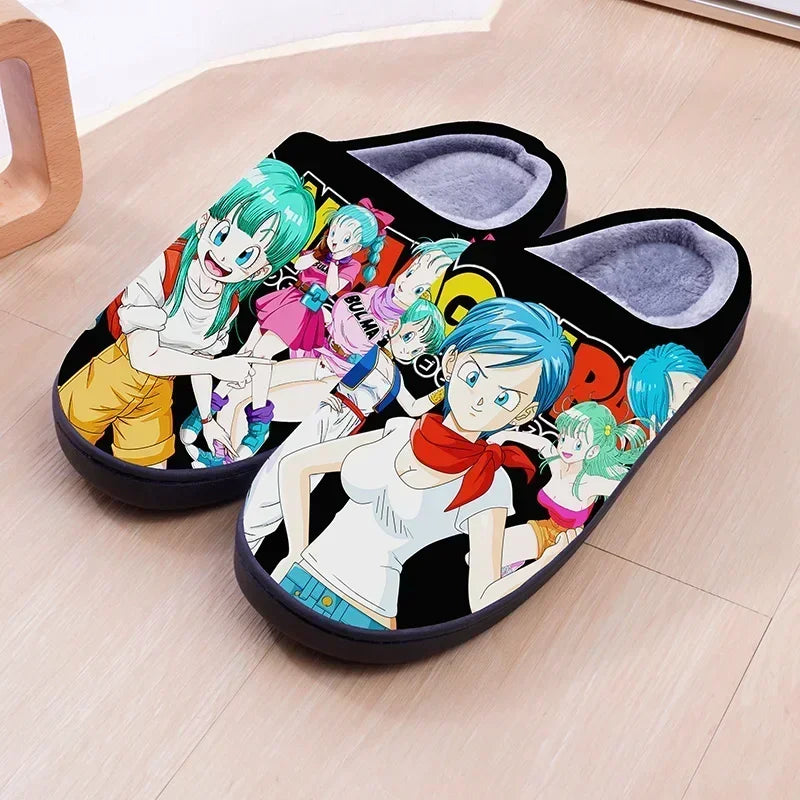 Dragon Ball slippers - Bulma and her different outfits