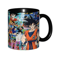 Goku en collage bleu