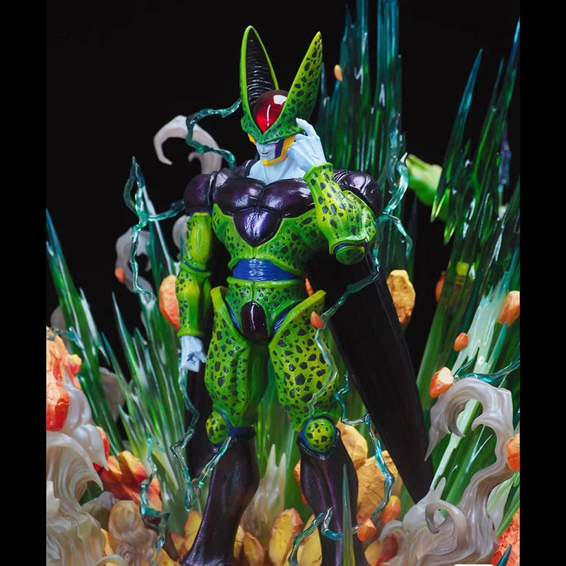 Statiche Dragon Ball - Cell perfetto e aura verde