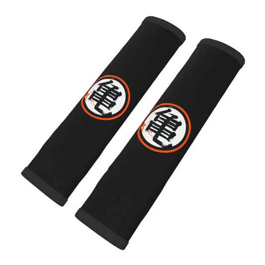 Protections de ceinture noires Dragon Ball - kanji Kame cerclé d'orange