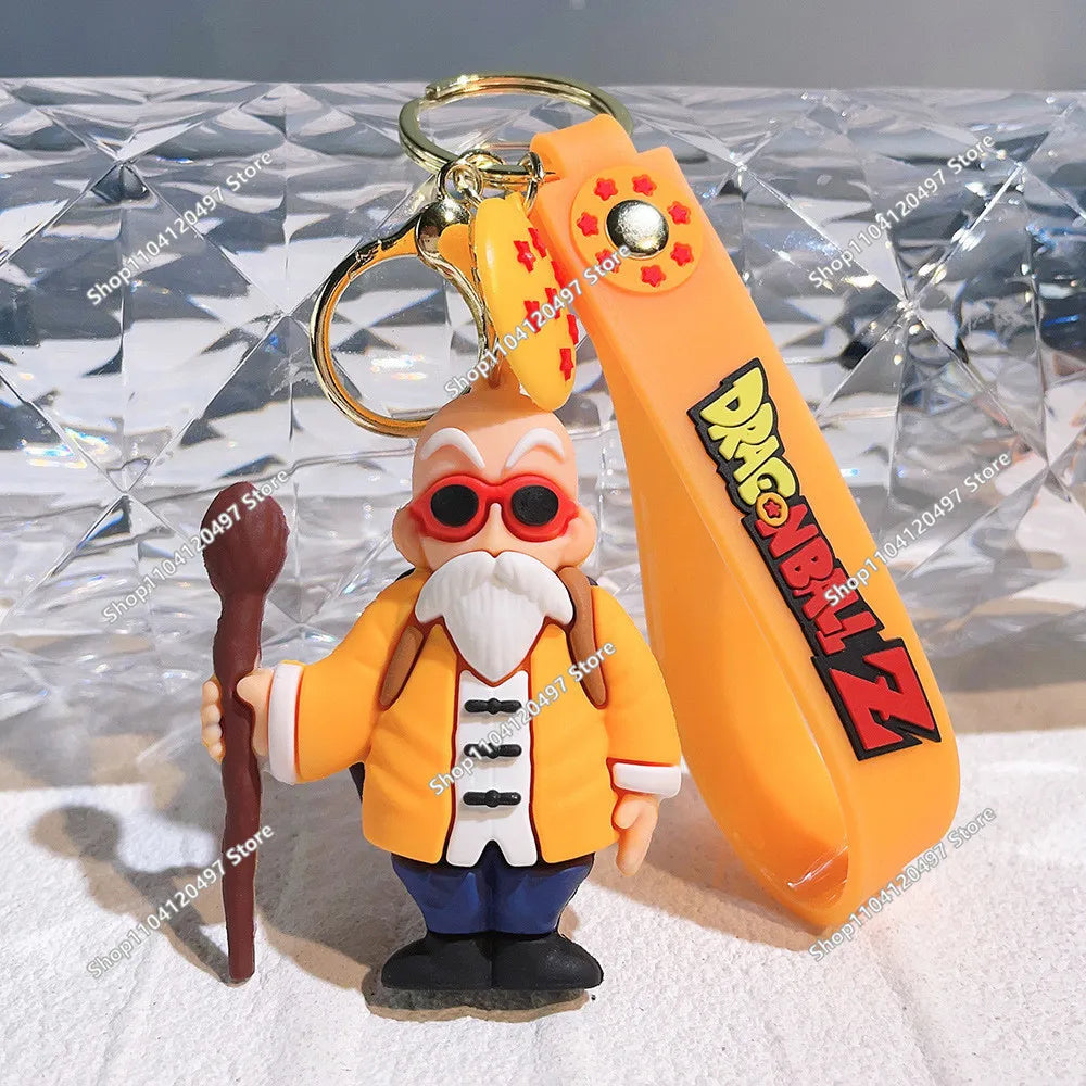 Porte-clés figurine Dragon Ball Tortue Géniale avec bâton
