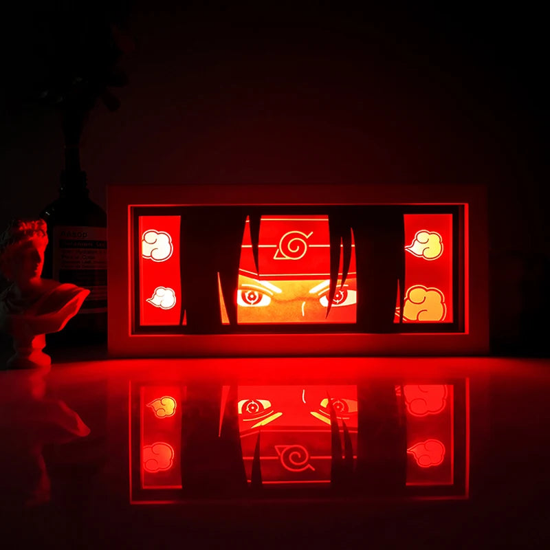 Quadro luminoso viola Dragon Ball - Goku Ultra Istinto sguardo