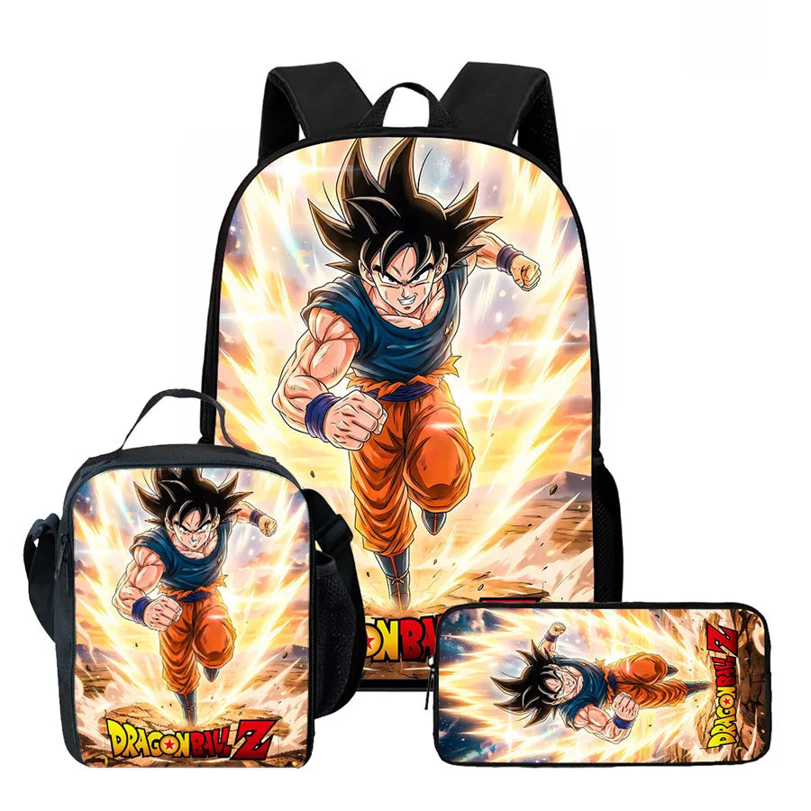 Dragon Ball Rucksackset - Goku Laufen und goldene Aura
