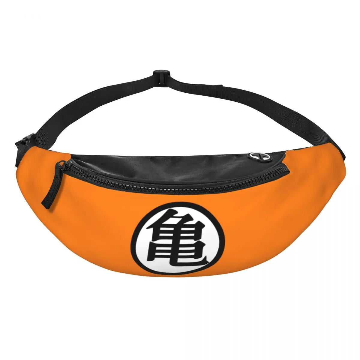 Dragon Ball Orange Banana Bag - Black and White Kame Emblem