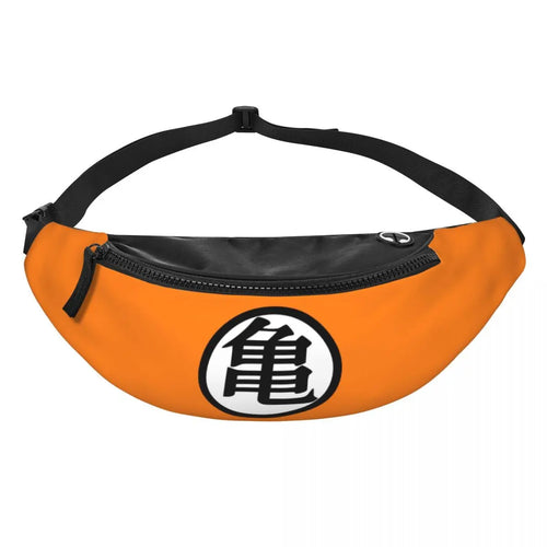Dragon Ball Orange Banana Bag - Black and White Kame Emblem
