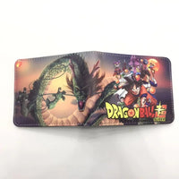 Shenron und Goku in Silhouetten