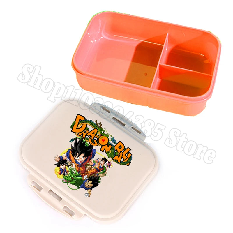 Portapranzo scompartato arancione Dragon Ball - Goku chibi e Shenron