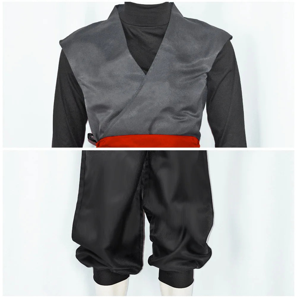 Zwart en grijs Dragon Ball kostuum - Black Goku