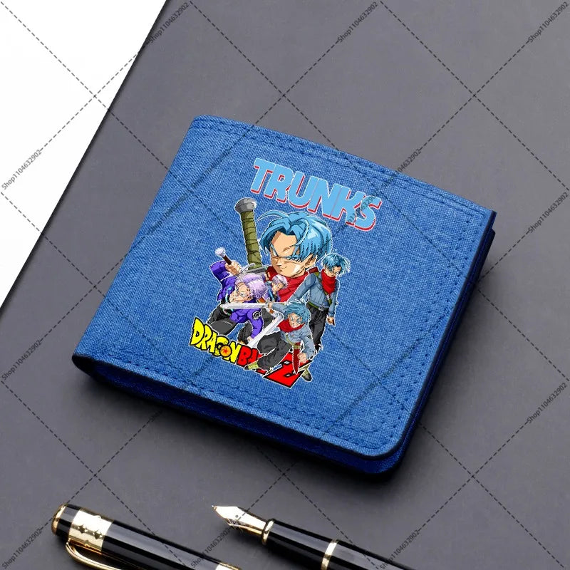 Dragon Ball Brieftasche - Krieger und Kanji Gehen Sie in Schild
