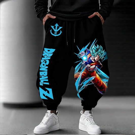 Pantalon de jogging Dragon Ball - Goku Super Saiyan Blue Kamehameha noir