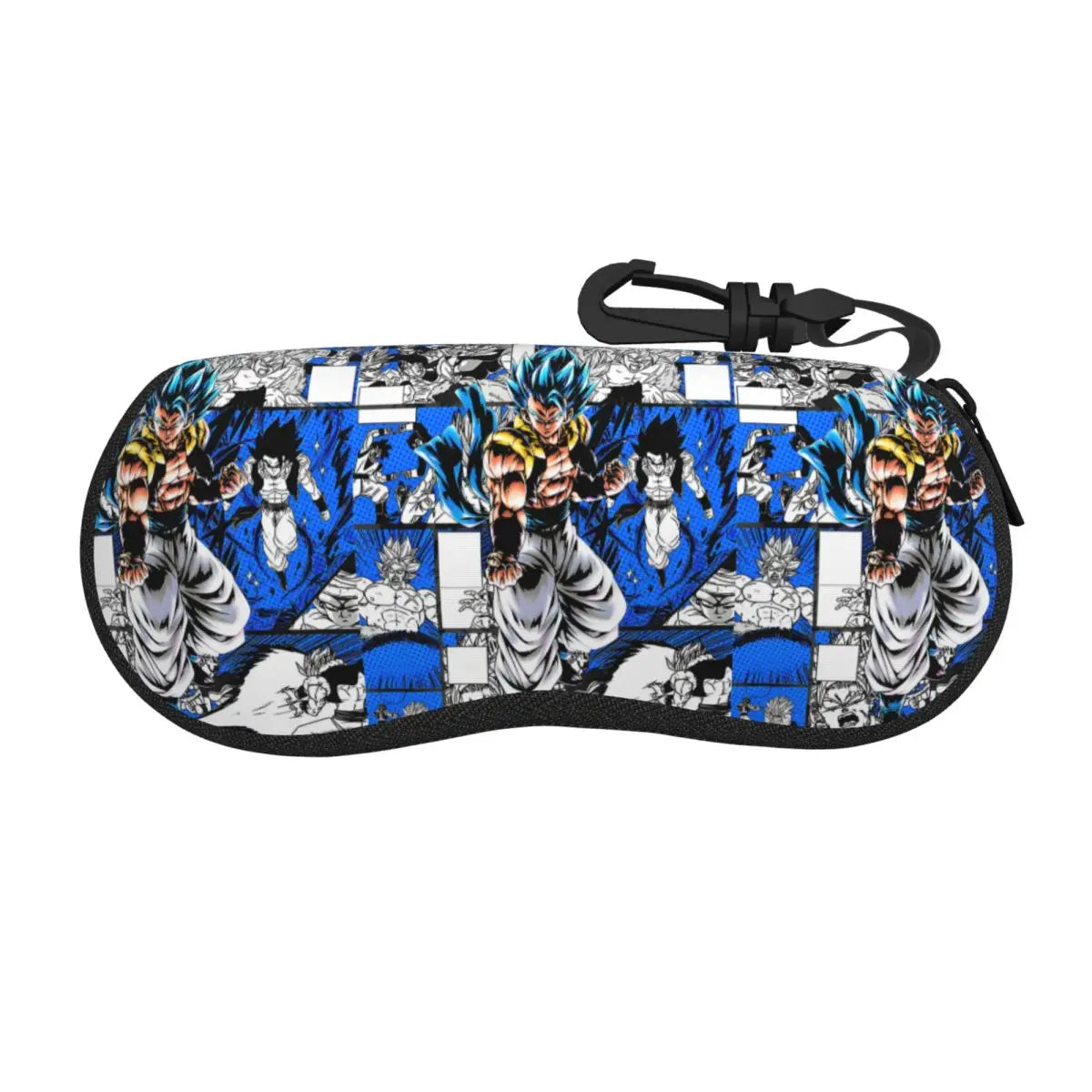 Dragon Ball Glasses Case - Vegeta in Blue and White Collage