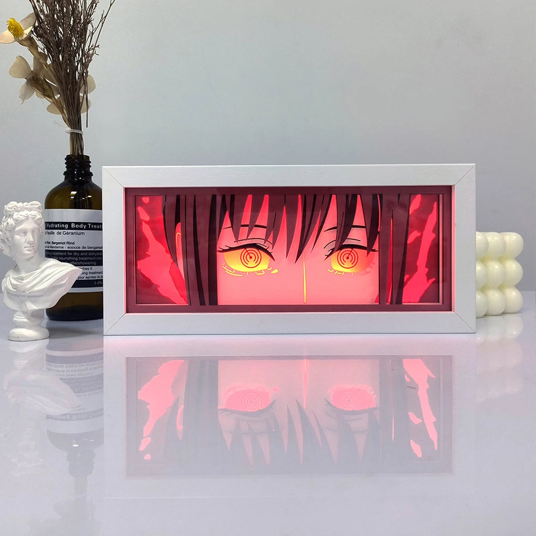 Quadro luminoso viola Dragon Ball - Goku Ultra Istinto sguardo
