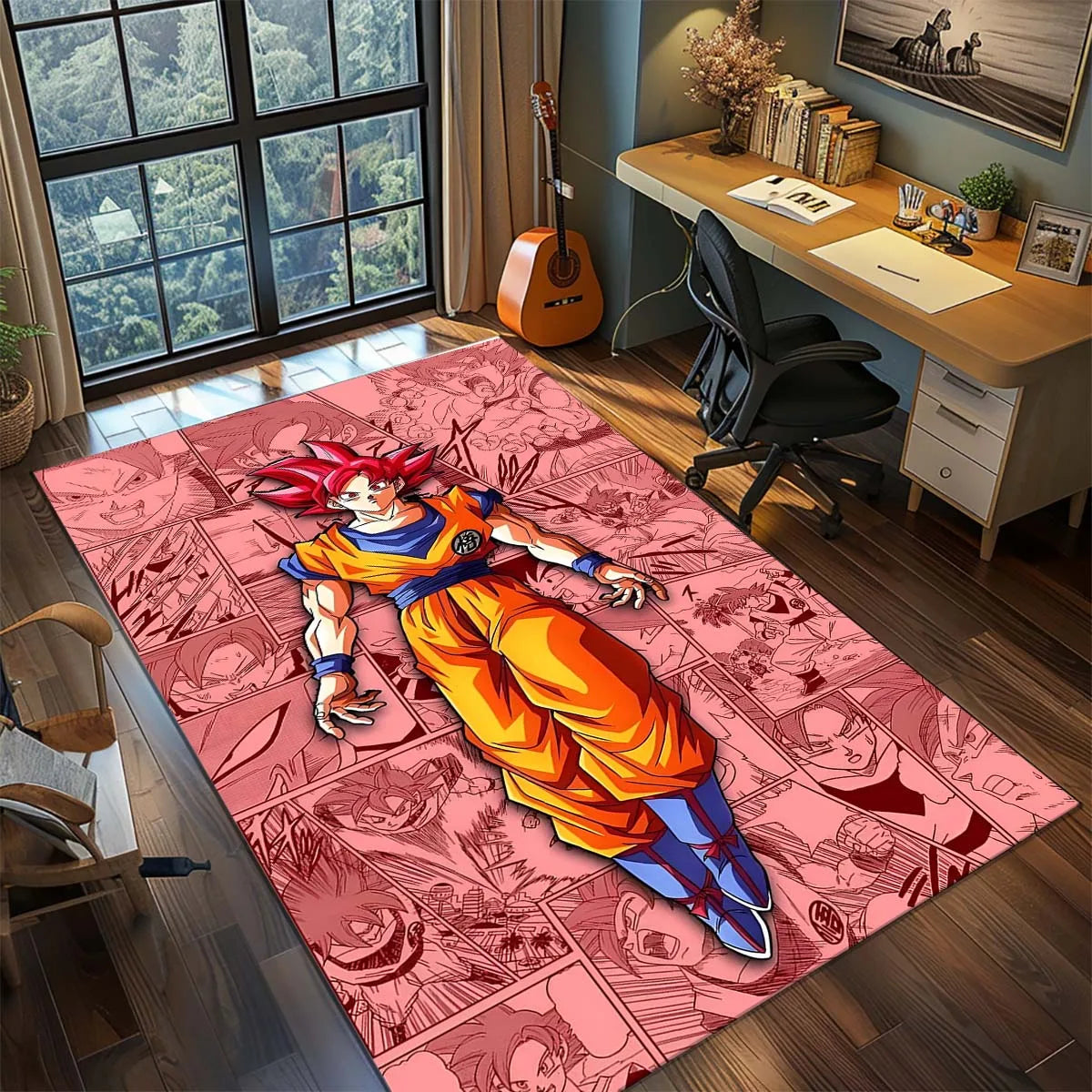 Alfombra amarilla - Shenron y logo de Dragon Ball