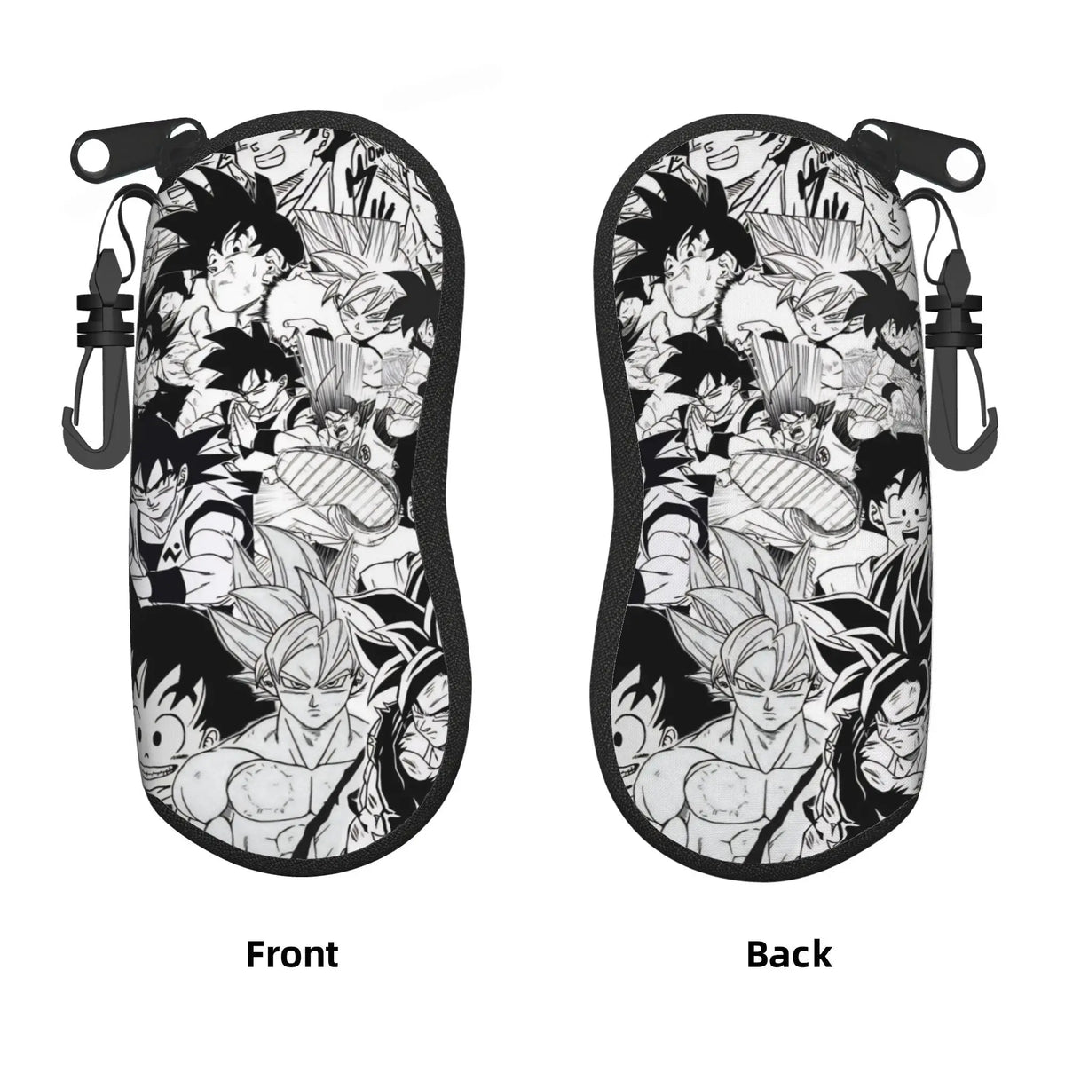 Dragon Ball orange Brillenkoffer - Kind Goku mit rotem Stock