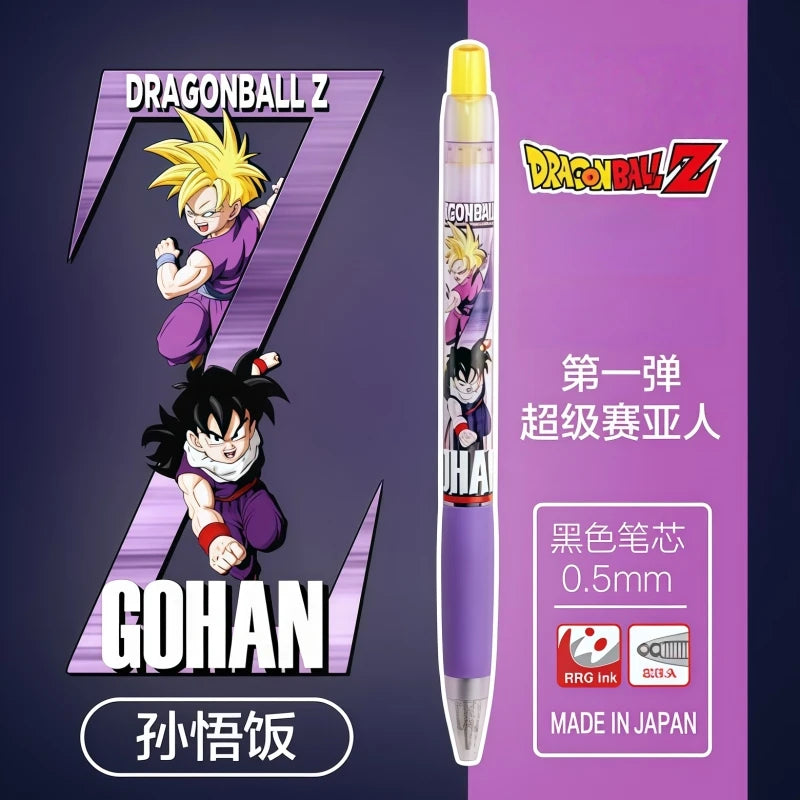 Lila Gel Stift 0,5 mm Dragon Ball - Gohan und Super Saiyan