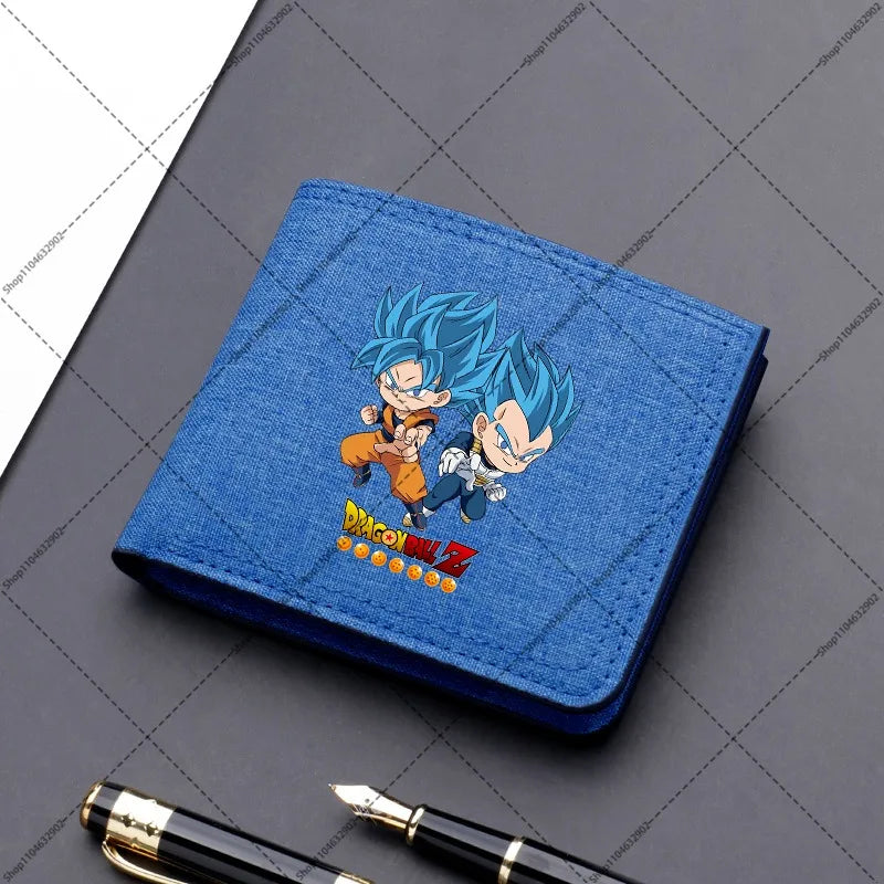 Dragon Ball Brieftasche - Krieger und Kanji Gehen Sie in Schild