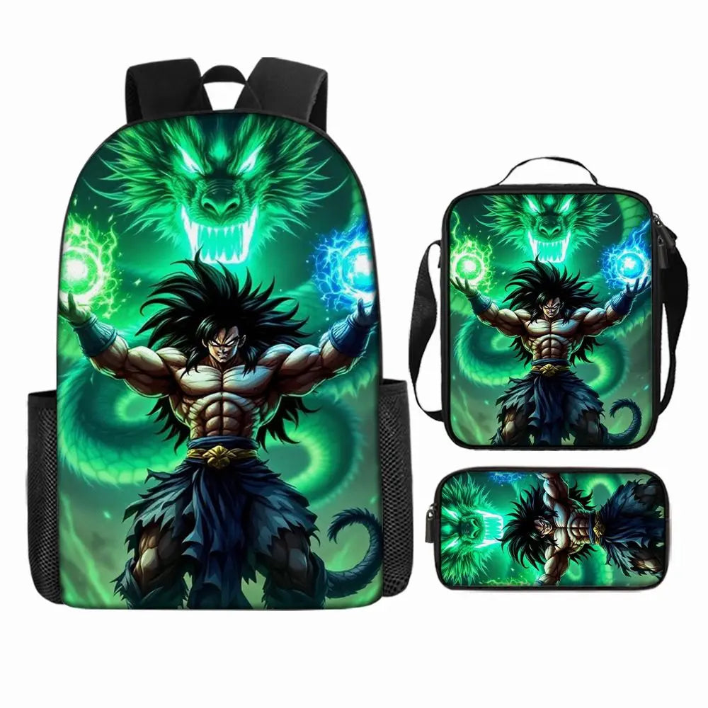 Dragon Ball Rucksackset - Goku steht vor Shenron