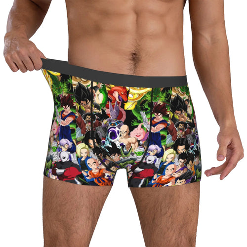 Bóxer multicolor Dragon Ball - Goku y personajes unidos
