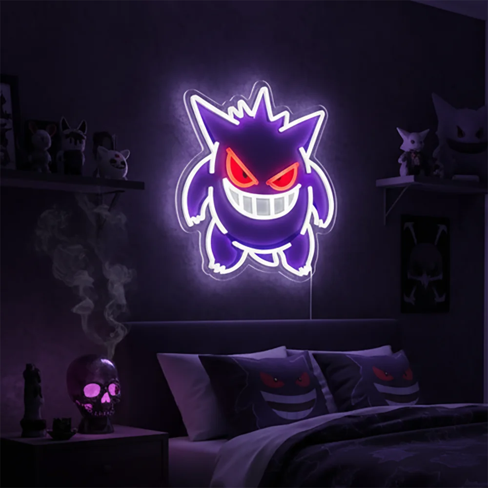 Lampada al neon blu Dragon Ball - Vegeta Super Saiyan Blue