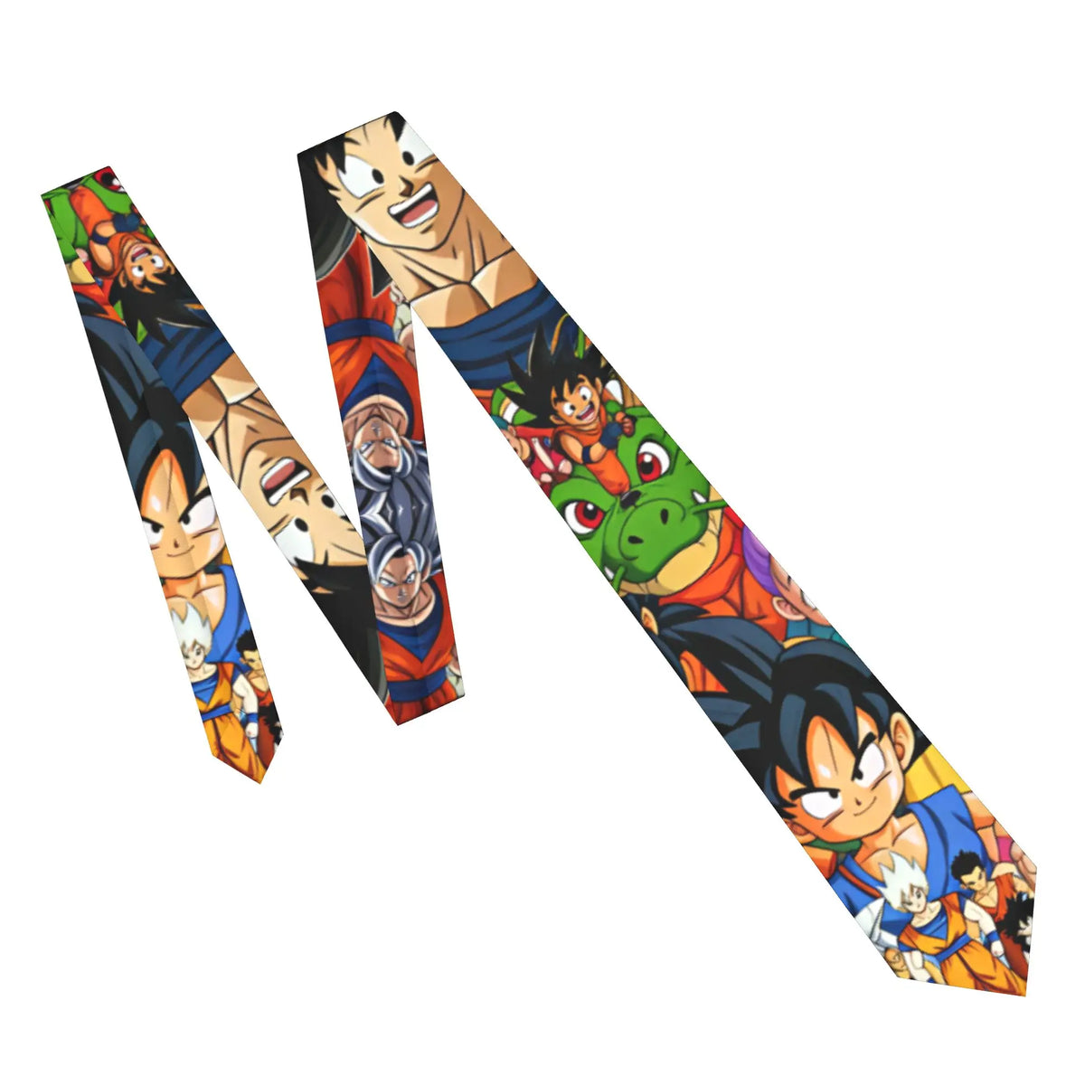Corbata naranja Dragon Ball - Goku niño y bola de cristal