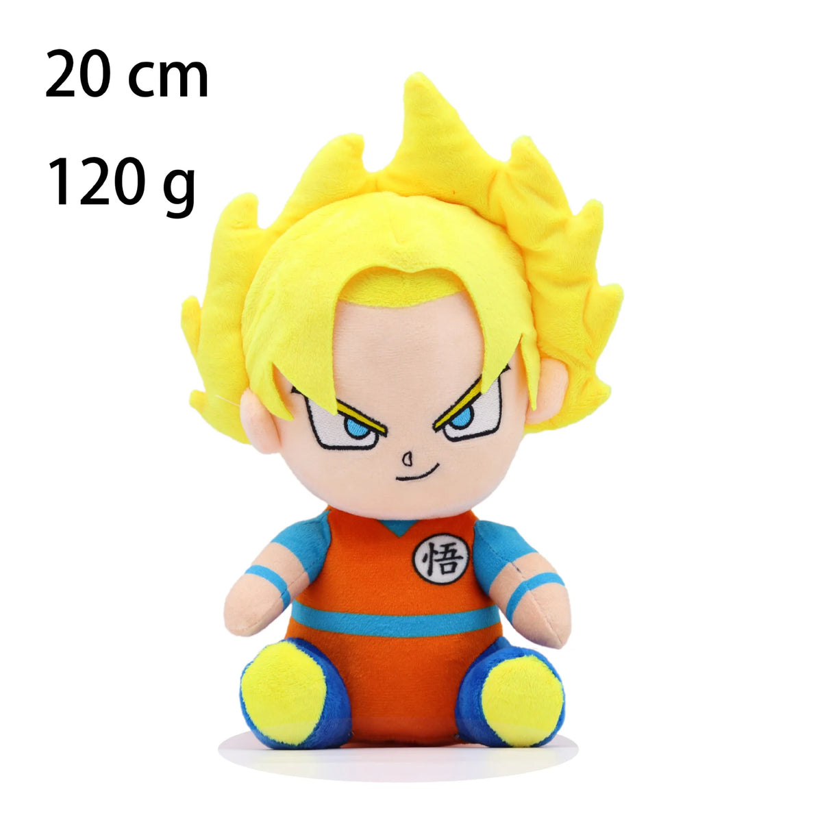 Peluches chibi Dragon Ball - Goku, Vegeta, Krilin y Buu