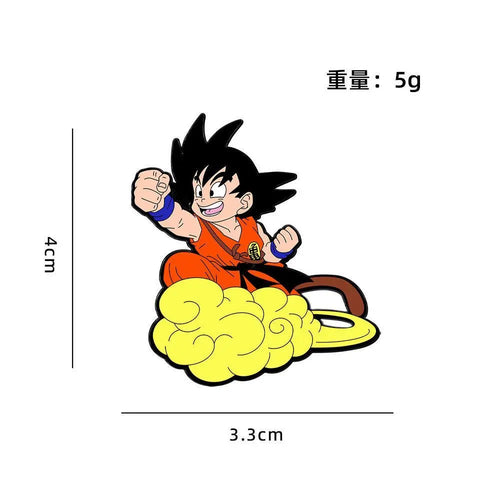 Spilla Dragon Ball - Goku bambino sulla sua nuvola magica