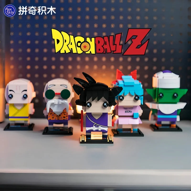 Bloques de construcción Dragon Ball - Goku niño y sus amigos chibi