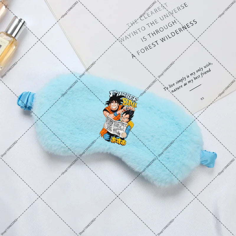 Masque de sommeil bleu Dragon Ball - Goku et ses transformations