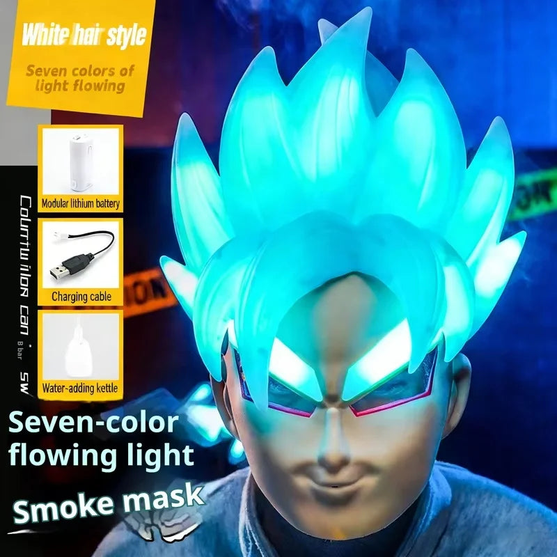 Geel Dragon Ball lichtmasker - Goku Super Saiyan