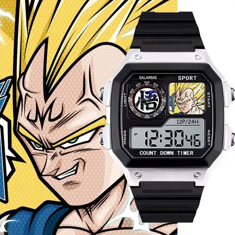 Orologio digitale Dragon Ball - Majin Vegeta in verticale