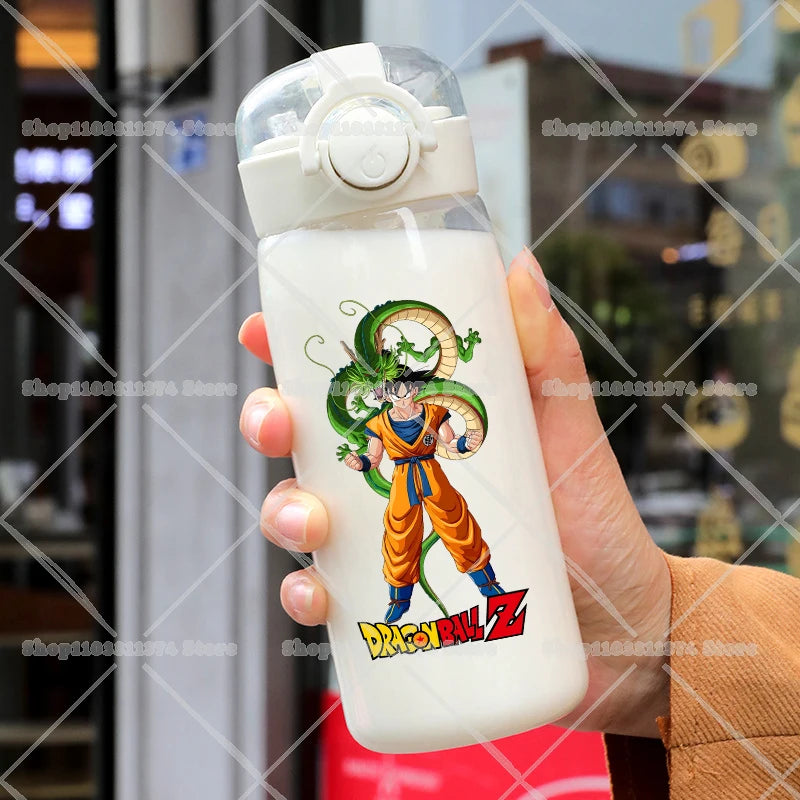 Dragon Ball transparent bottle - Goku child Shenron and crystal balls
