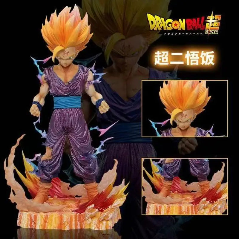 Action figure di Dragon Ball - Gohan Super Saiyan 2 e fiamme arancioni
