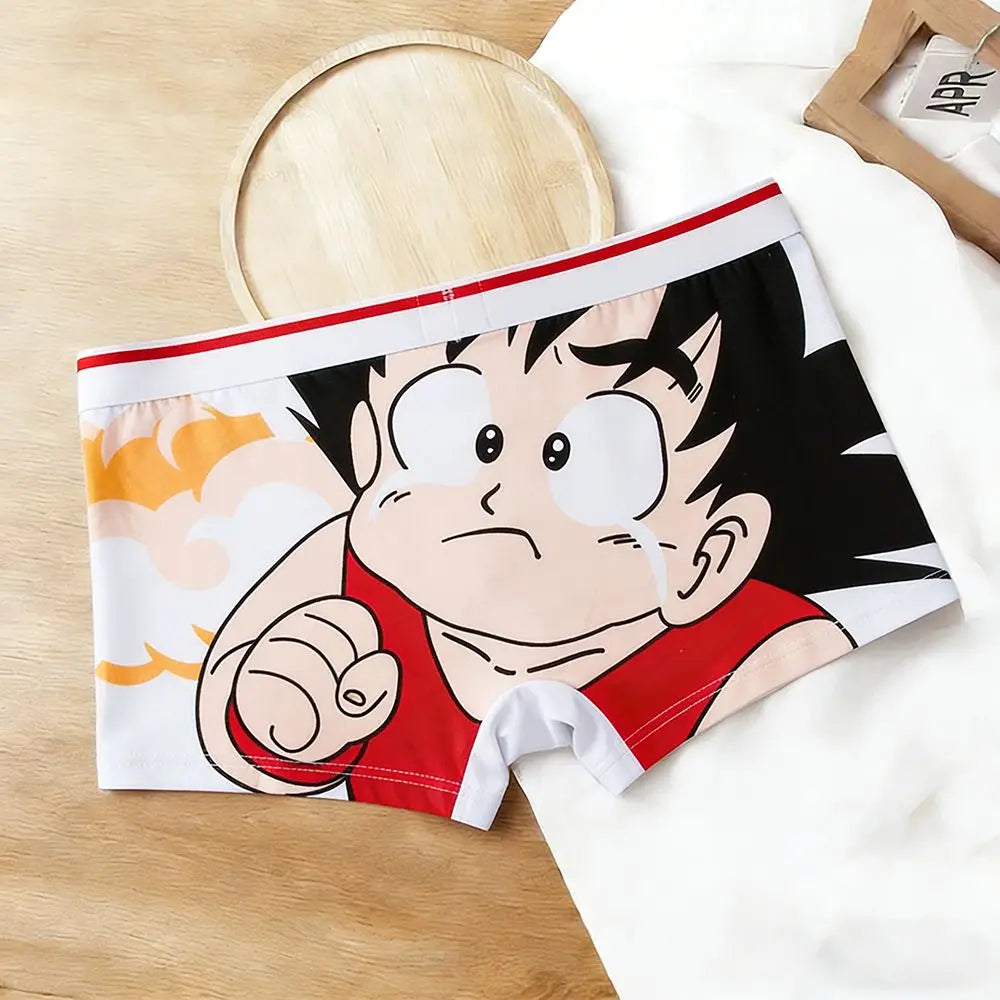 Dragon Ball printte witte boxershort - Goku voor kinderen en volwassenen