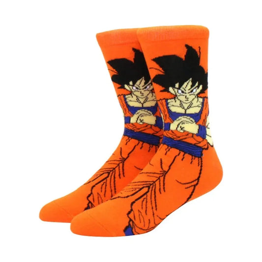 Calze arancioni Dragon Ball - Goku a braccia incrociate