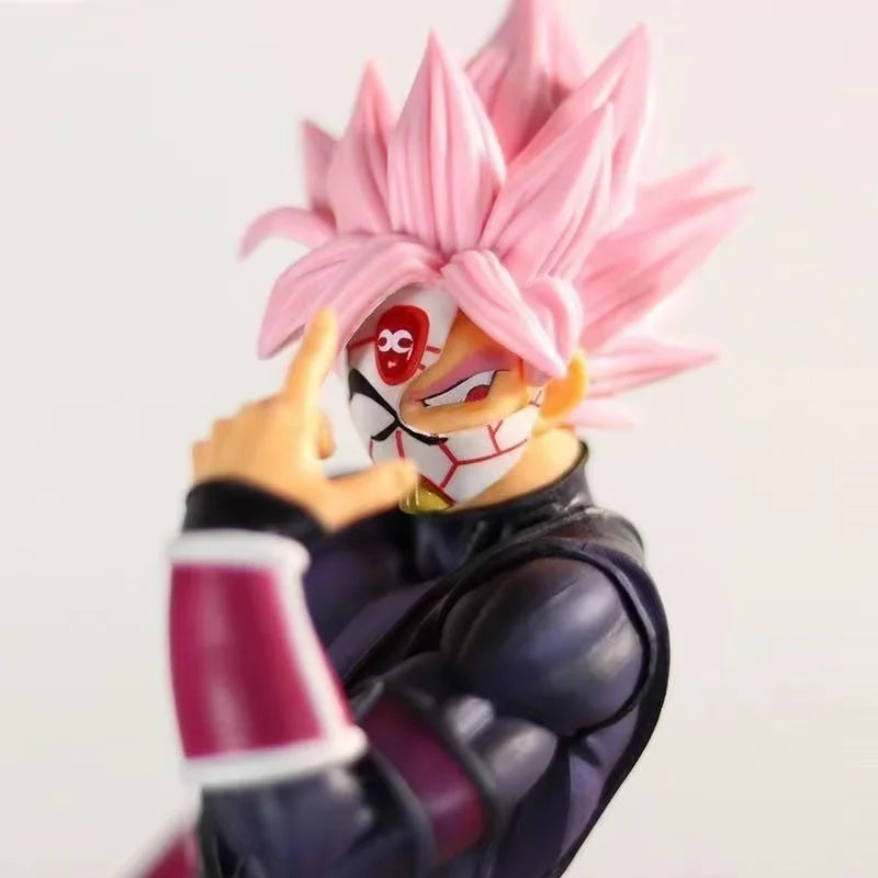 Dragon Ball Figurine - Black Goku Rosé with finger on forehead