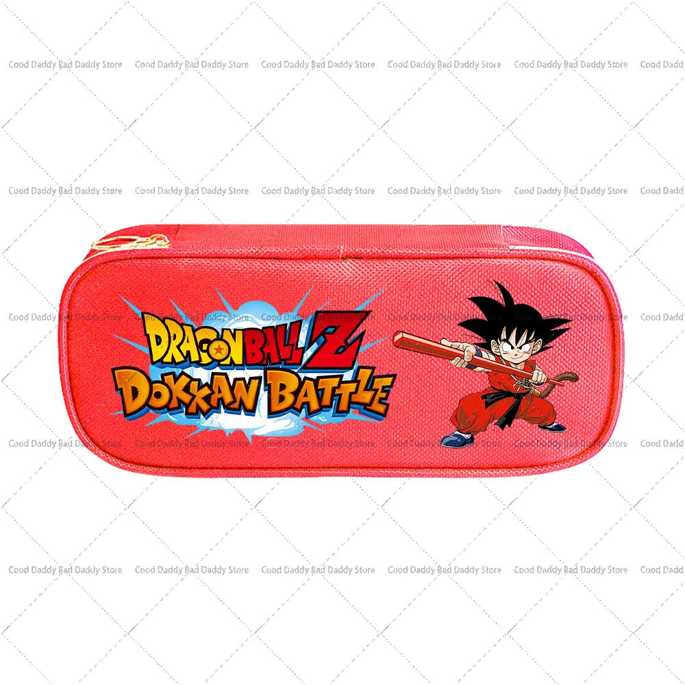 Trousse à crayons colorée Dragon Ball - Goku et logo Dokkan Battle