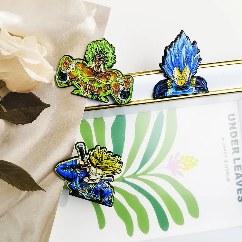 Spilla Dragon Ball - Vegeta Super Saiyan Blu in ritratto