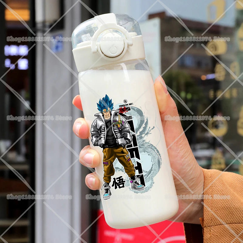 Dragon Ball transparent bottle - Goku child Shenron and crystal balls