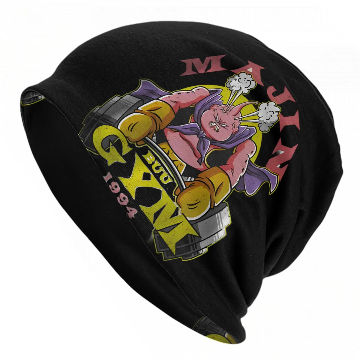 Dragon Ball Black Cap - Majin Buu at the gym