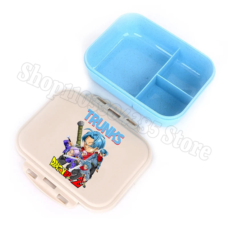 Blue Dragon Ball compartmented snack box - Trunks of the future and its sword
