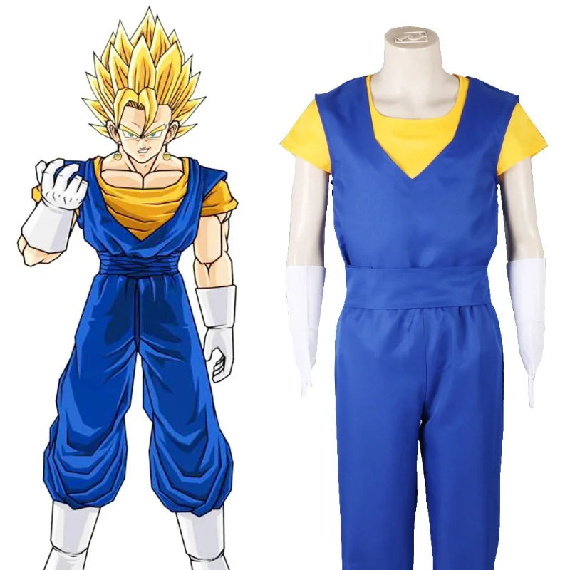 Dragon Ball Kostüm - Schwarz Goku mit rotem Gürtel
