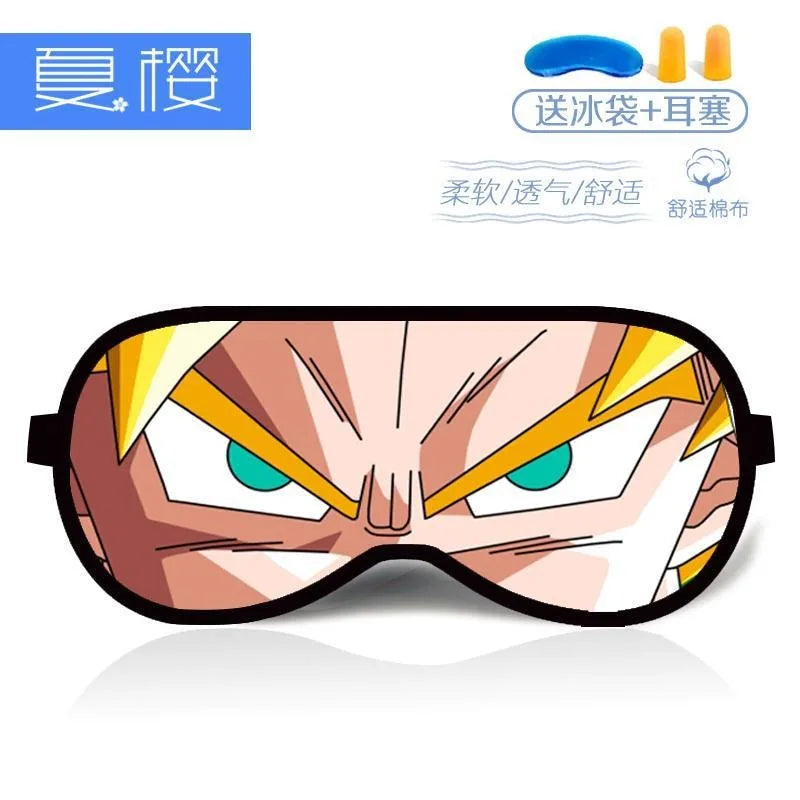 Dragon Ball Schlafmaske - Goku Blicke und Ausdrücke
