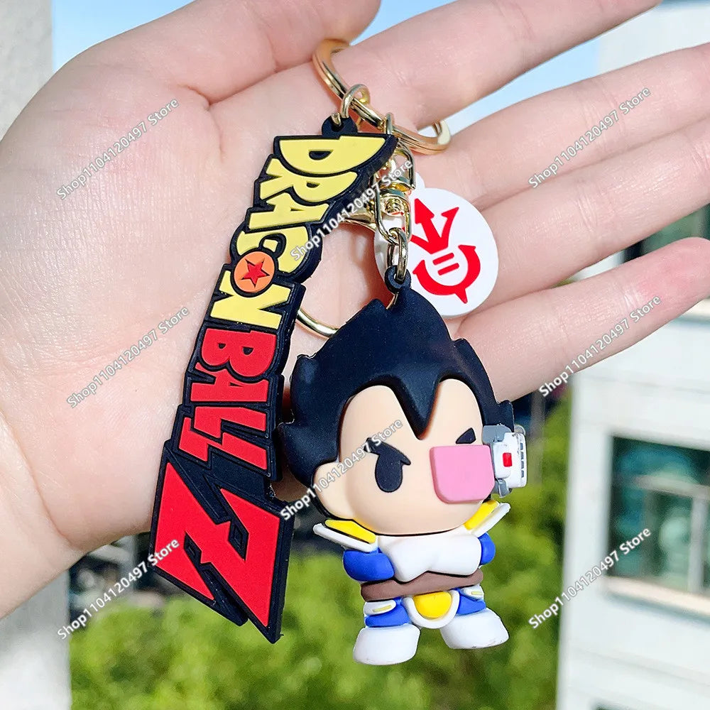 Chibi key ring Dragon Ball Vegeta with pink detector