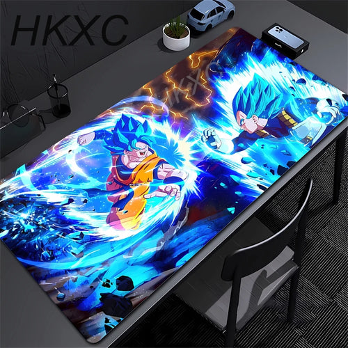 Tappetino per mouse Dragon Ball - Goku contro Vegeta Super Saiyan Blu