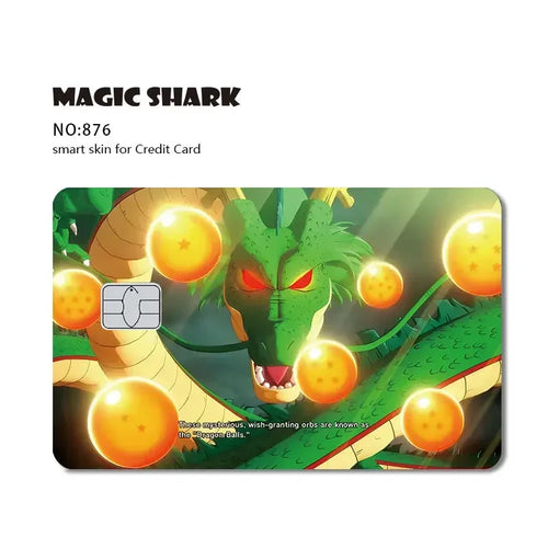 Sticker per carta di credito Dragon Ball - Shenron e sfere del drago