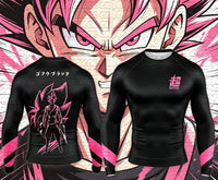 Black Goku et traits roses