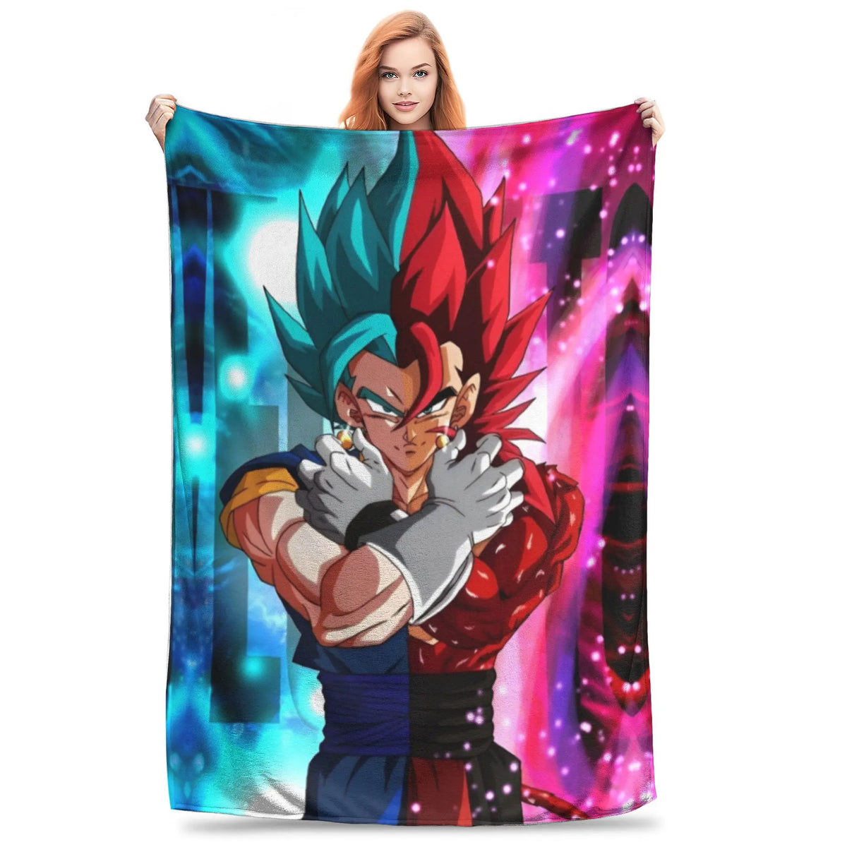 Plaid Dragon Ball - Goku davanti ai suoi compagni