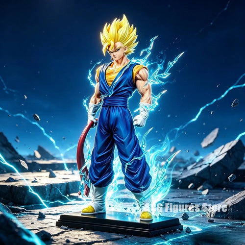 Statuetta Dragon Ball - Vegetto Super Saiyan e aura blu