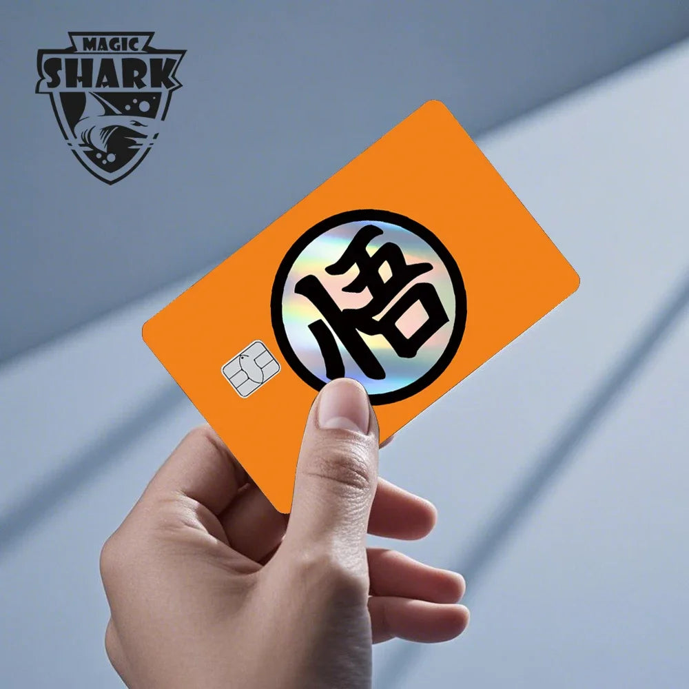 Dragon Ball Bankkarte Aufkleber - Saiyan Krieger